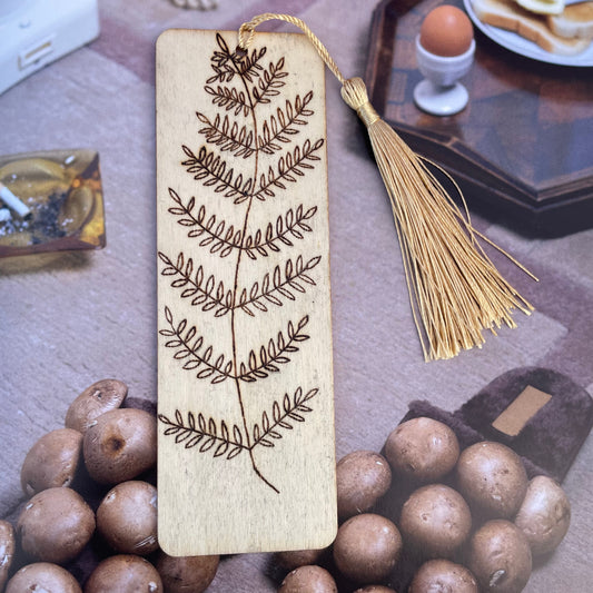 Wood Burned Bookmark