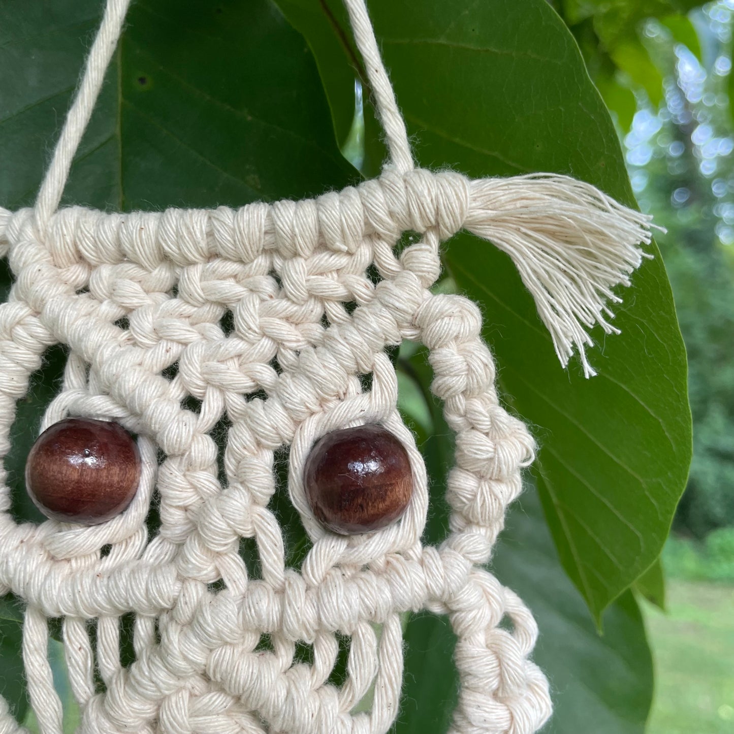 Macrame Owl Wall Hanger Small