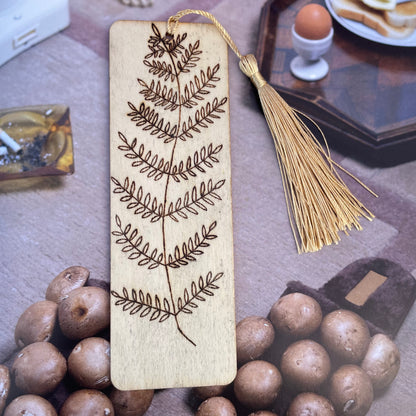 Wood Burned Bookmark