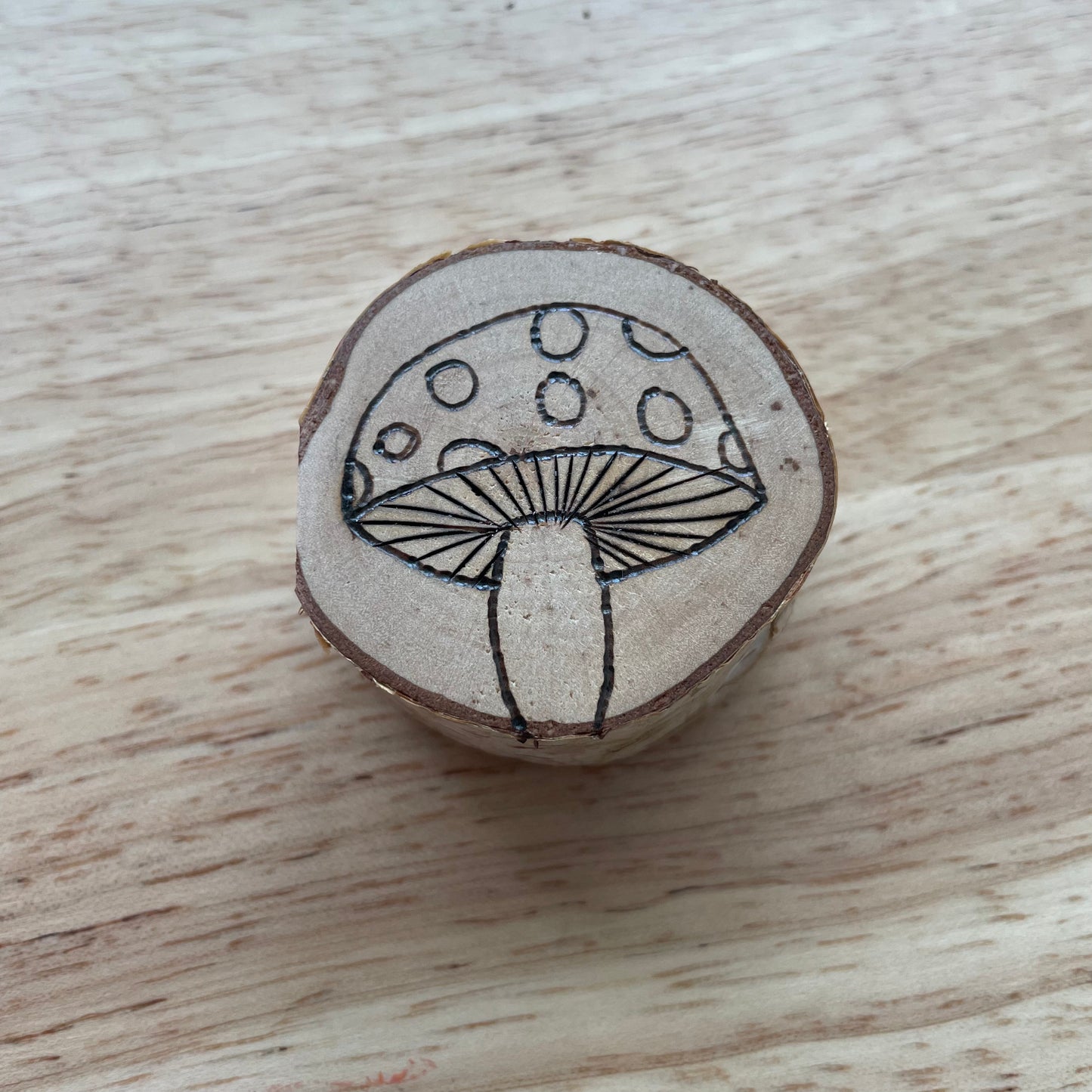 Wood Burned Magnets