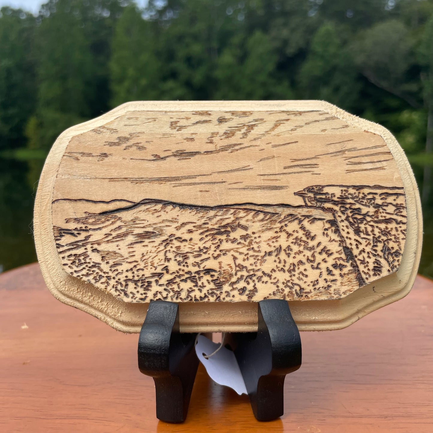 Wood Burned McAfee Knob