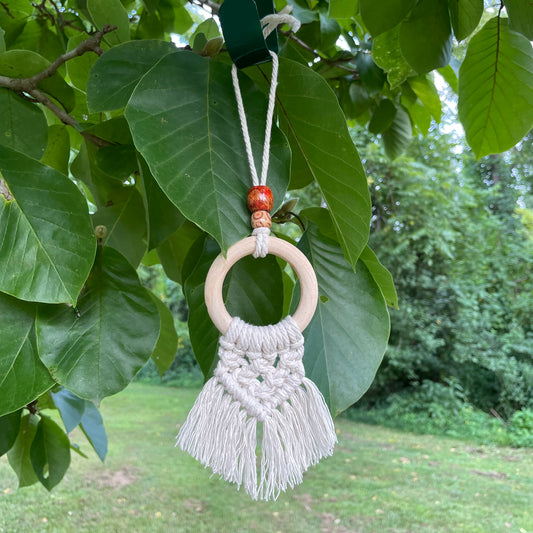 Macrame Car Hanger and Diffuser