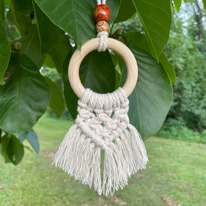 Macrame Car Hanger and Diffuser