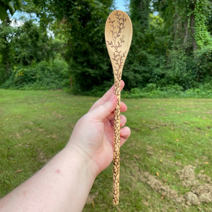 Wood Burned Wooden Spoons