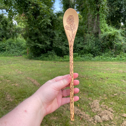 Wood Burned Wooden Spoons