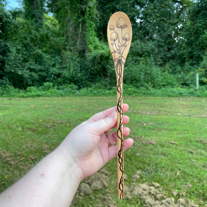 Wood Burned Wooden Spoons