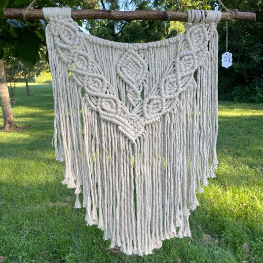 Macrame Natural Cotton Wall Hanging