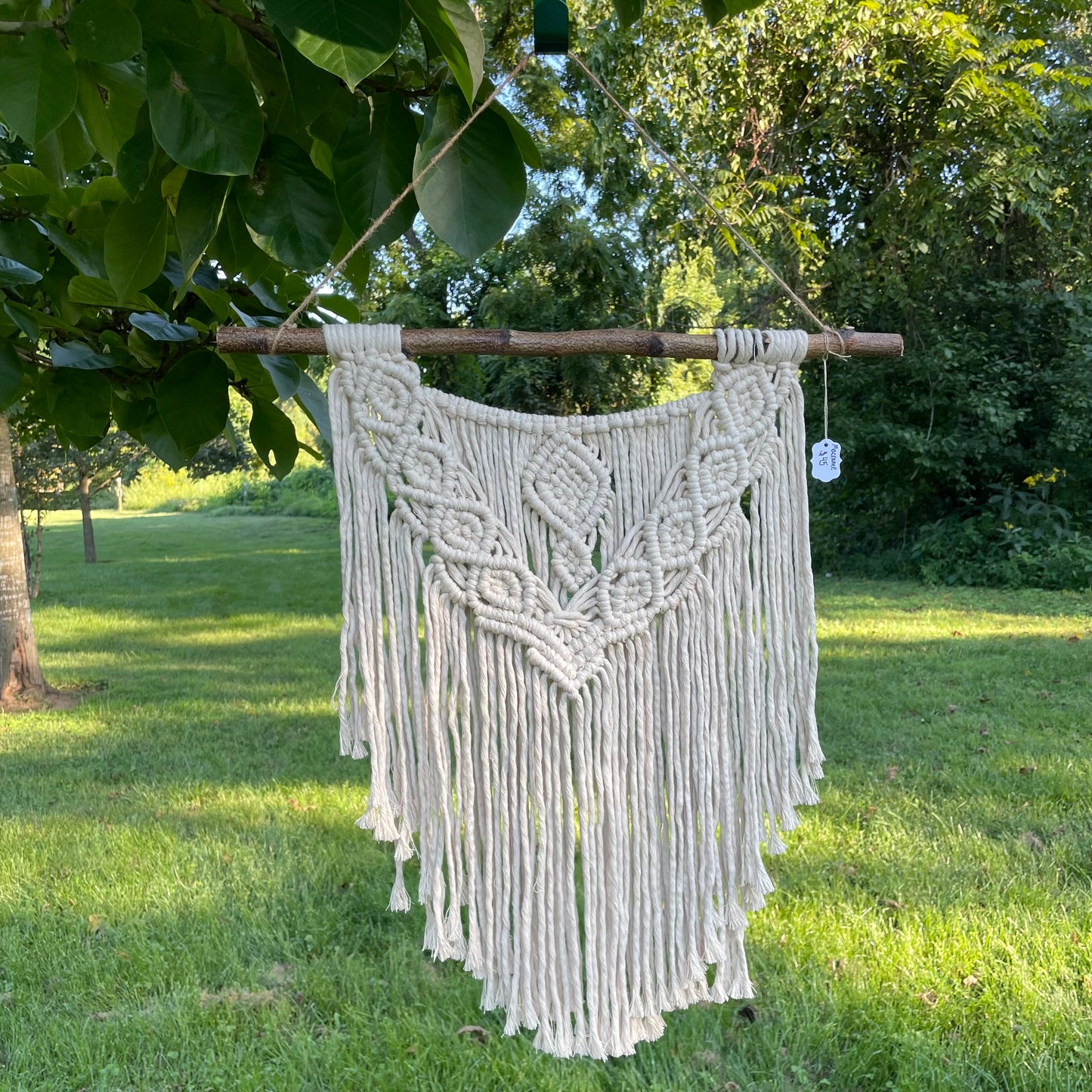 Macrame Natural Cotton Wall Hanging