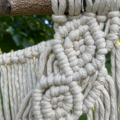 Macrame Natural Cotton Wall Hanging