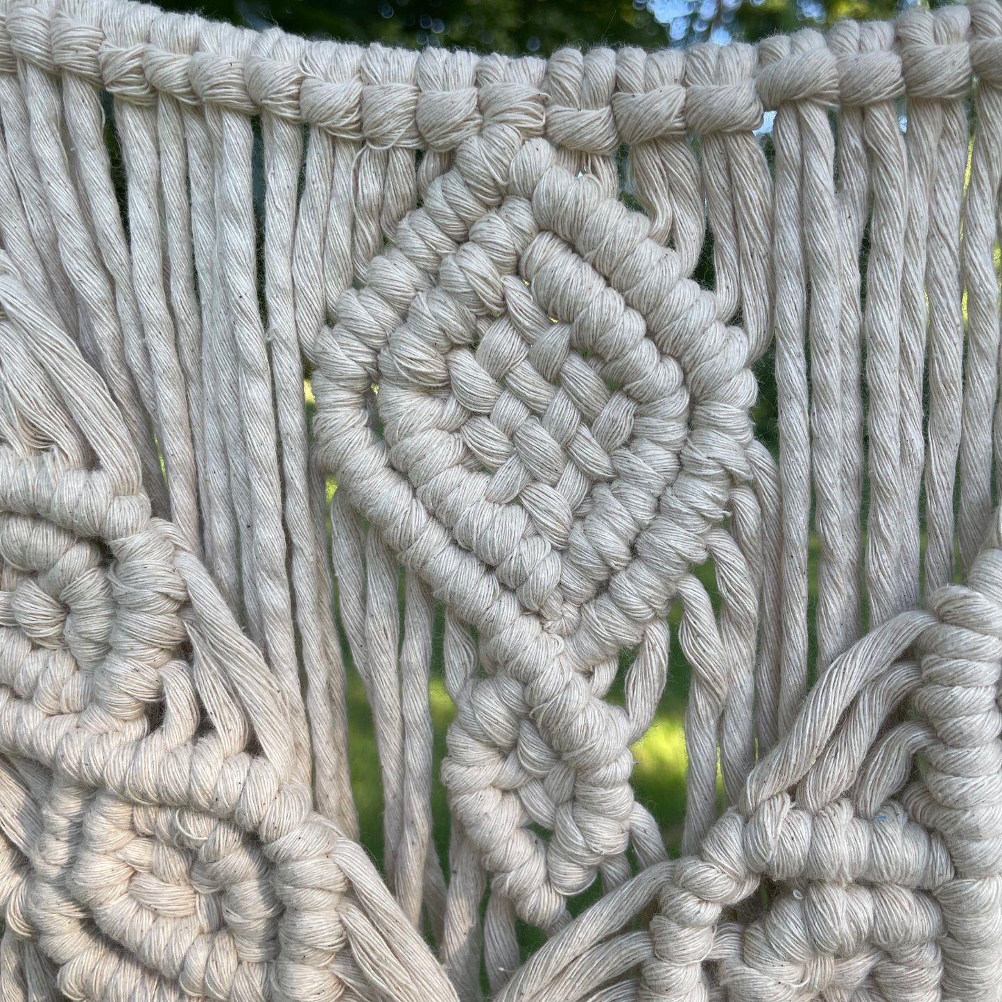 Macrame Natural Cotton Wall Hanging