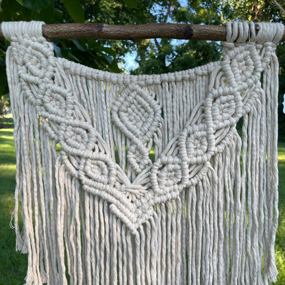 Macrame Natural Cotton Wall Hanging