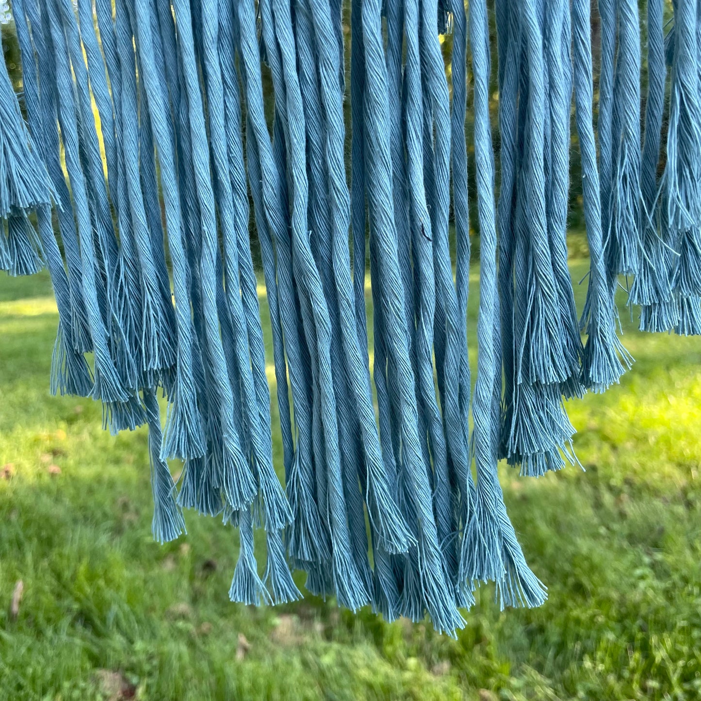 Macrame Blue Wall Hanging