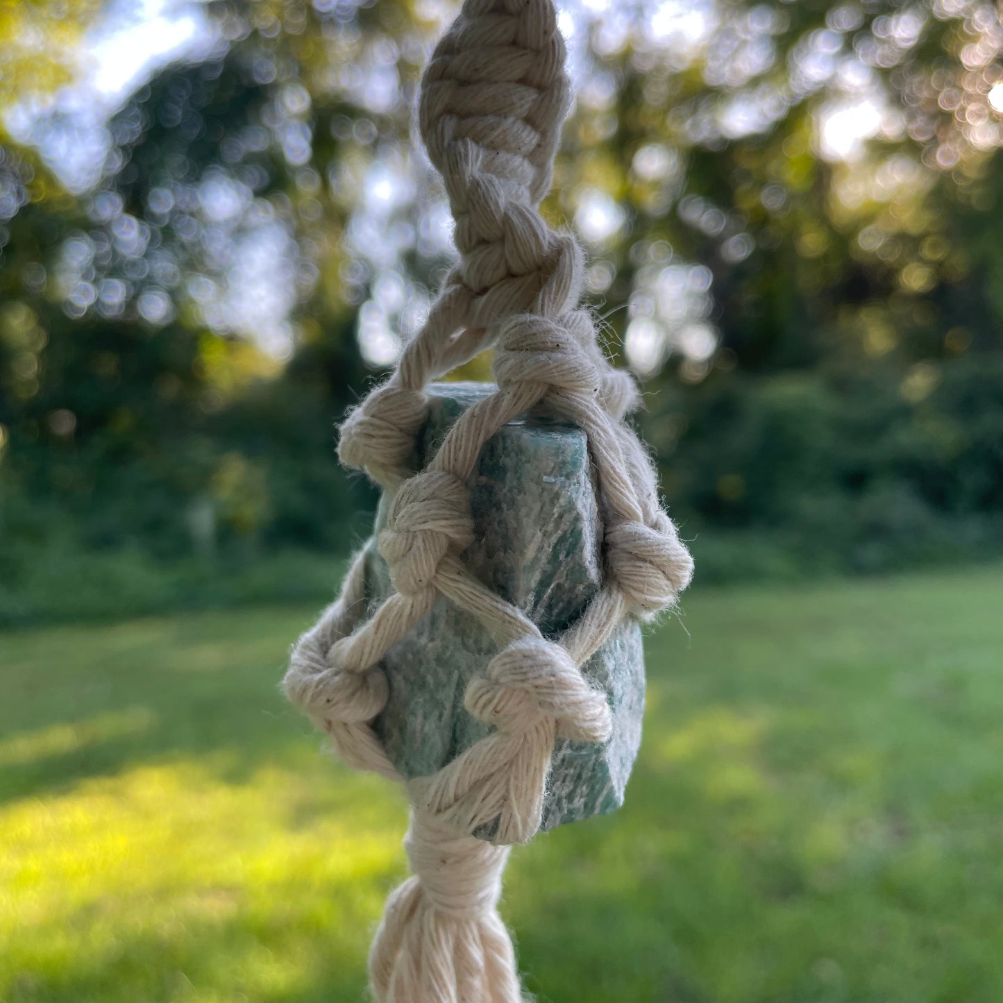 Macrame Crystal Wall Hanger