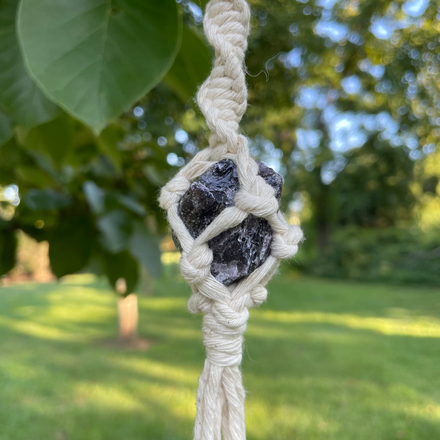 Macrame Crystal Wall Hanger