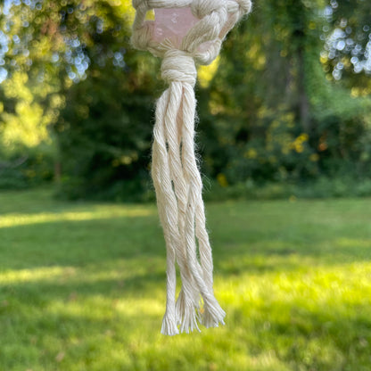 Macrame Crystal Wall Hanger