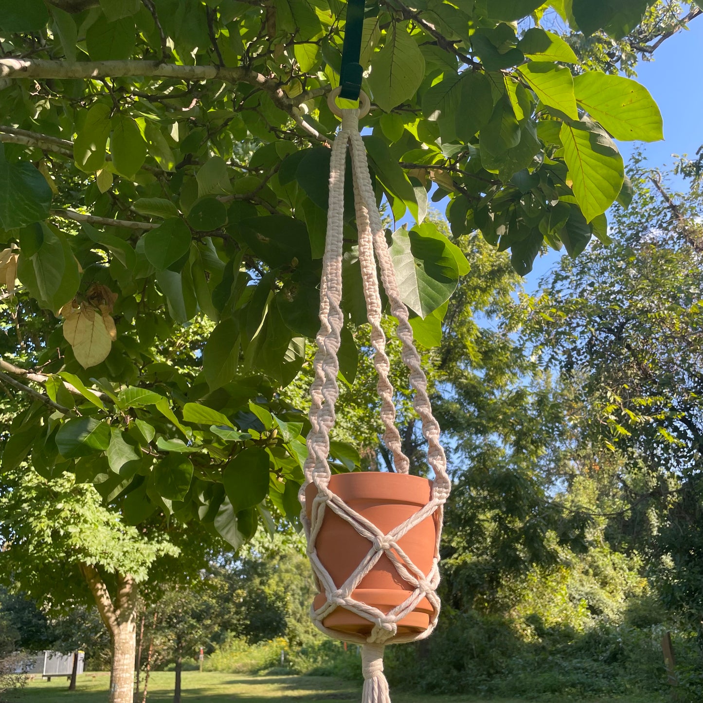 Macrame Plant Hanger - 5.5 inch pot