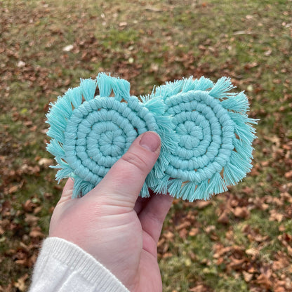 Macrame Car Coasters