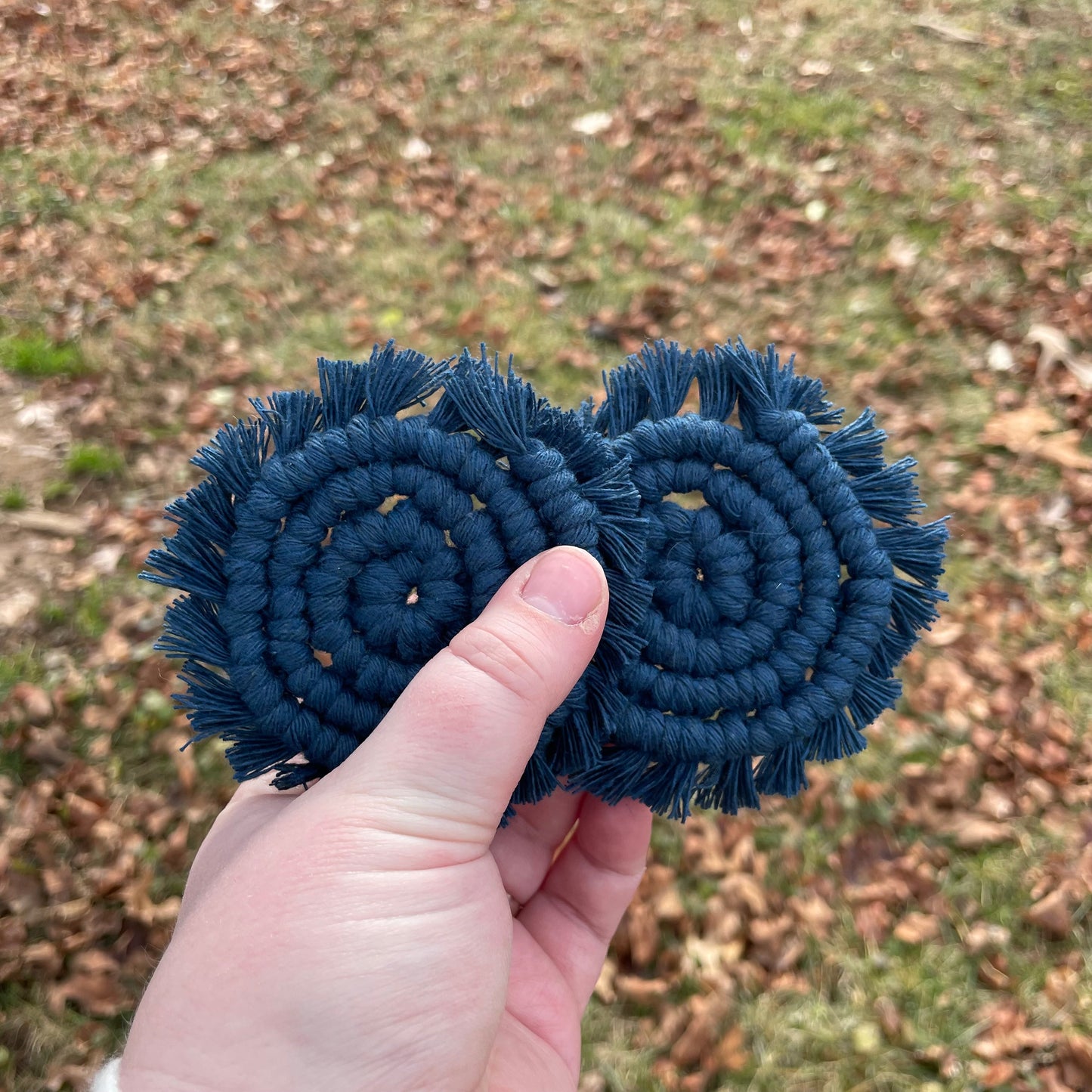 Macrame Car Coasters