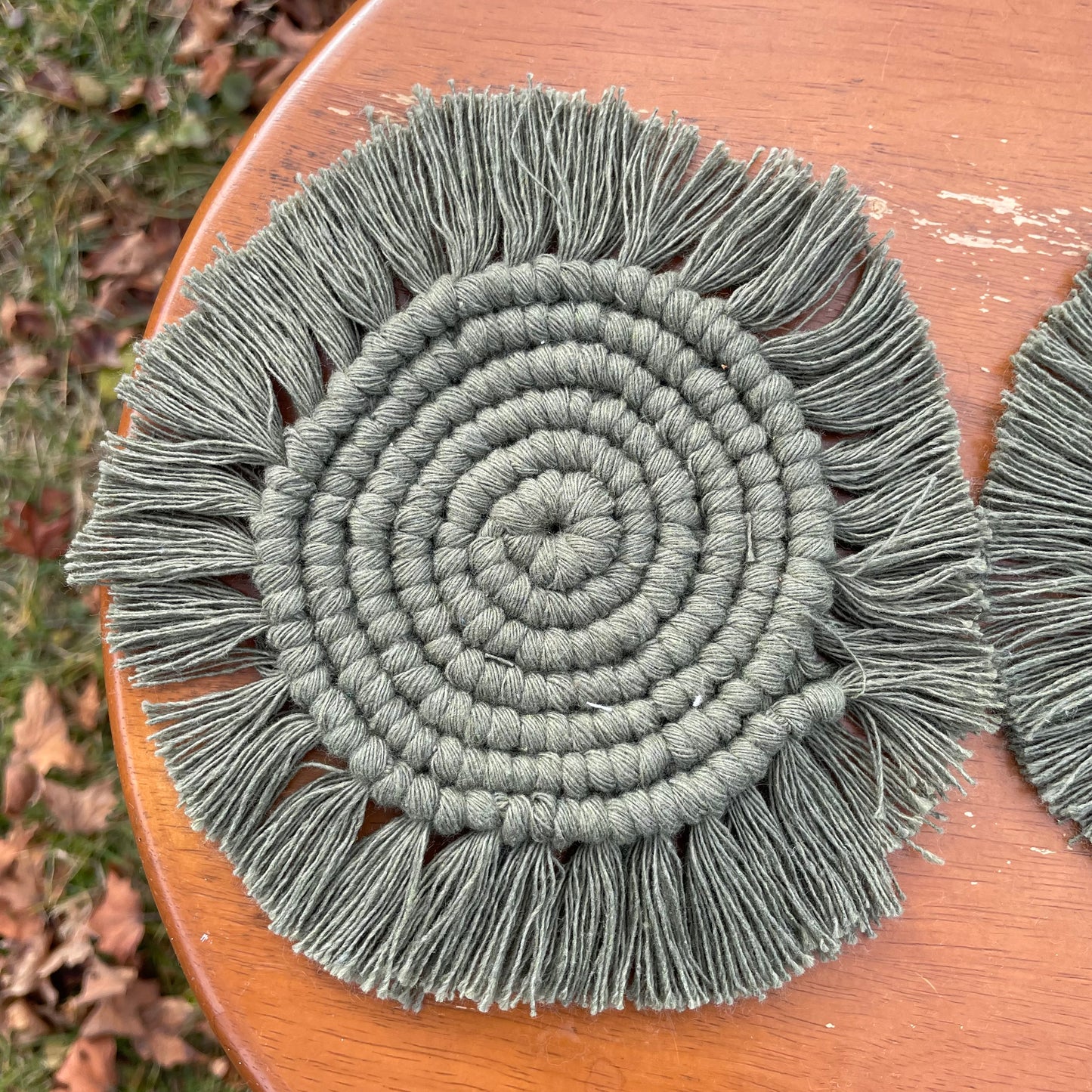 Macrame Coasters