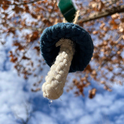 Macrame Mushroom Wall Hanging/Car Hanger/Christmas Ornament