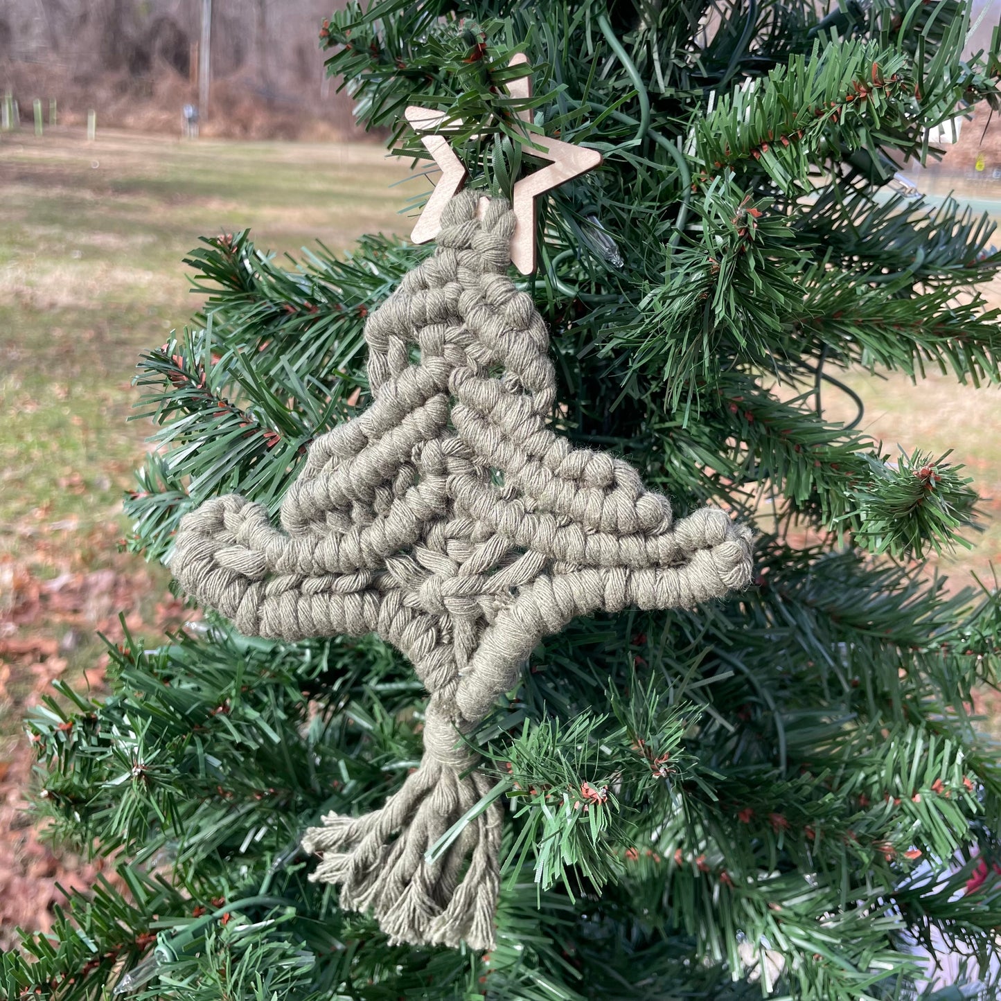 Macrame Tree Ornament