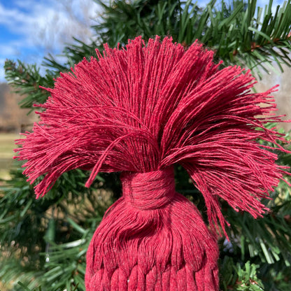 Macrame Gnome Ornament