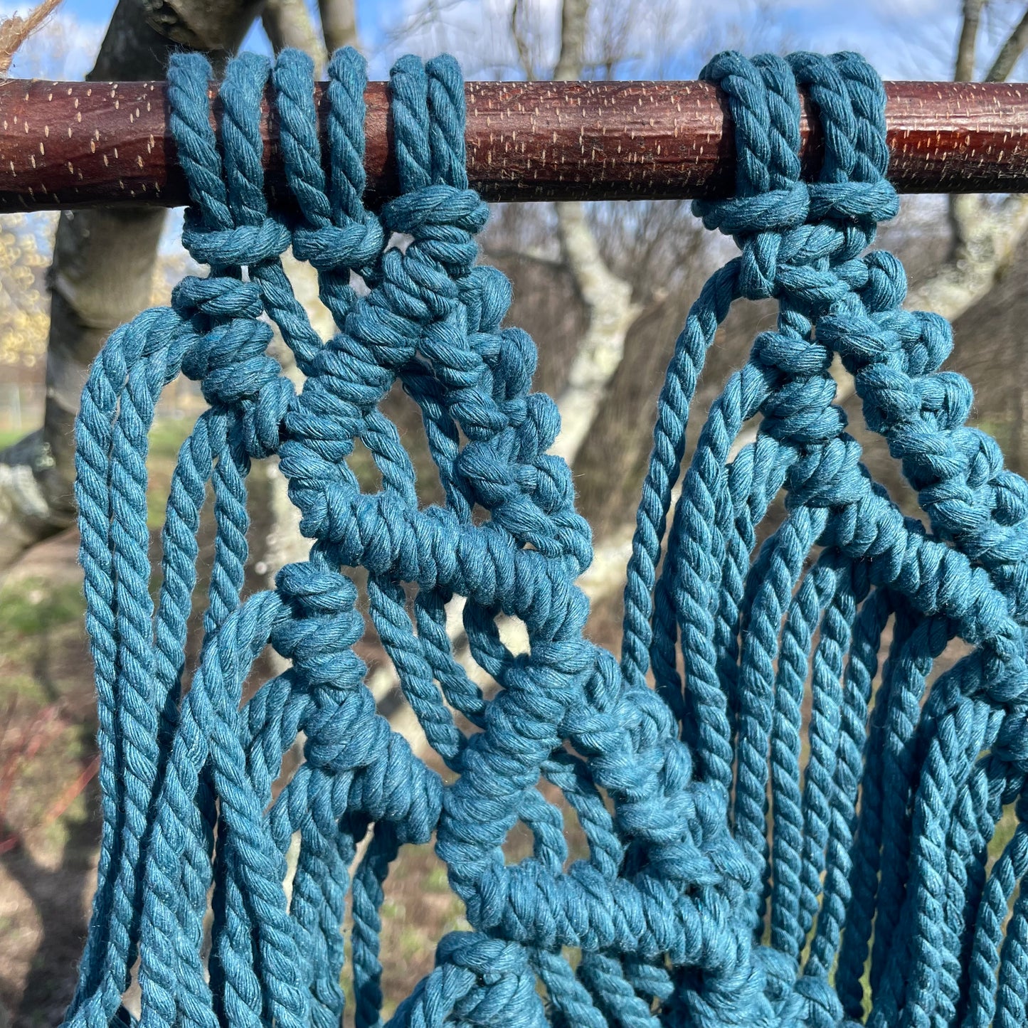 Macrame Wall Hanging with Rose Quartz Crystal