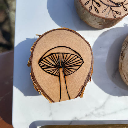 Wood Burned Magnets