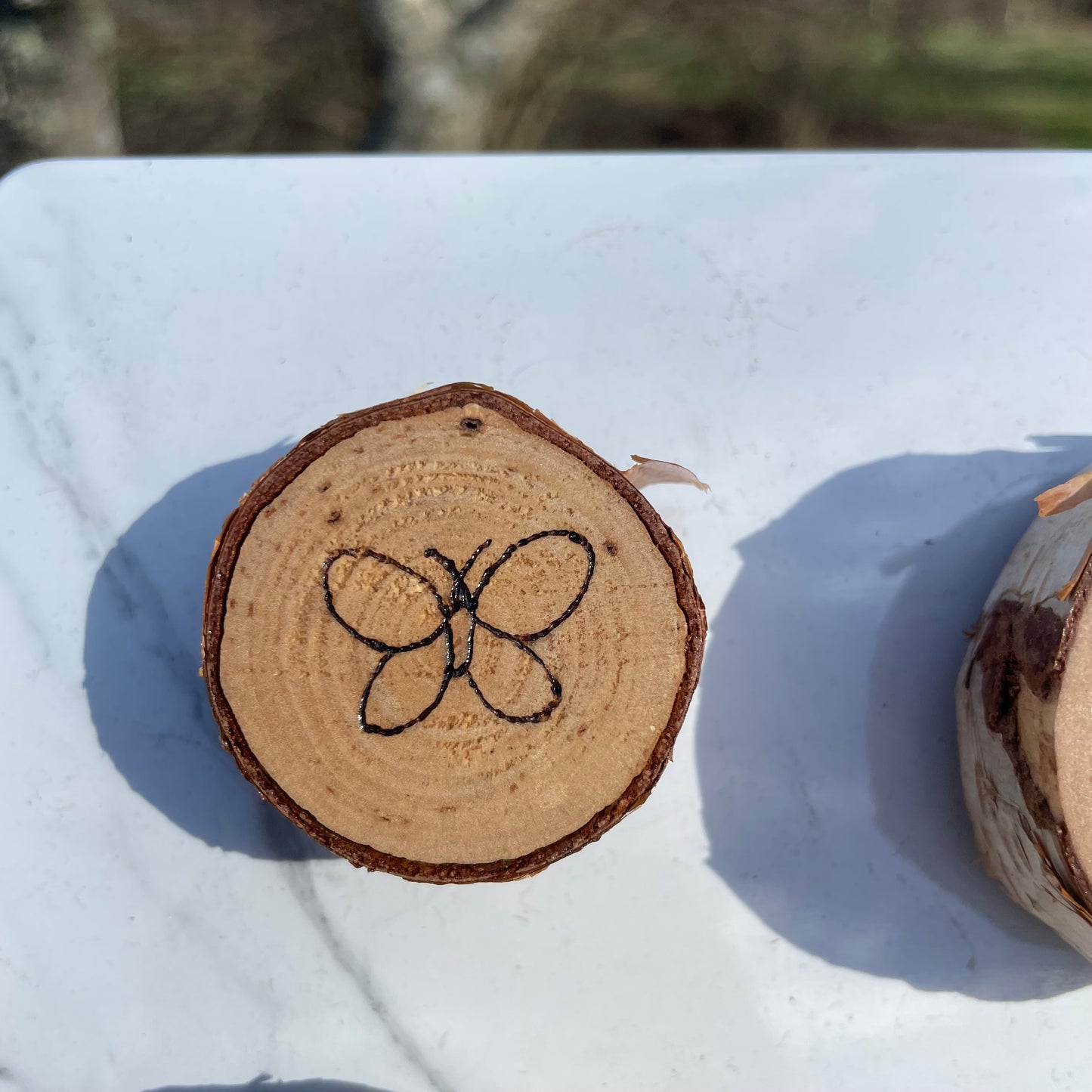 Wood Burned Magnets