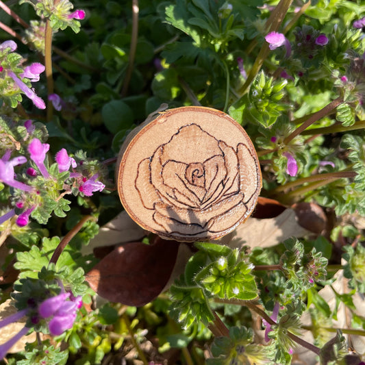 Wood Burned Magnets