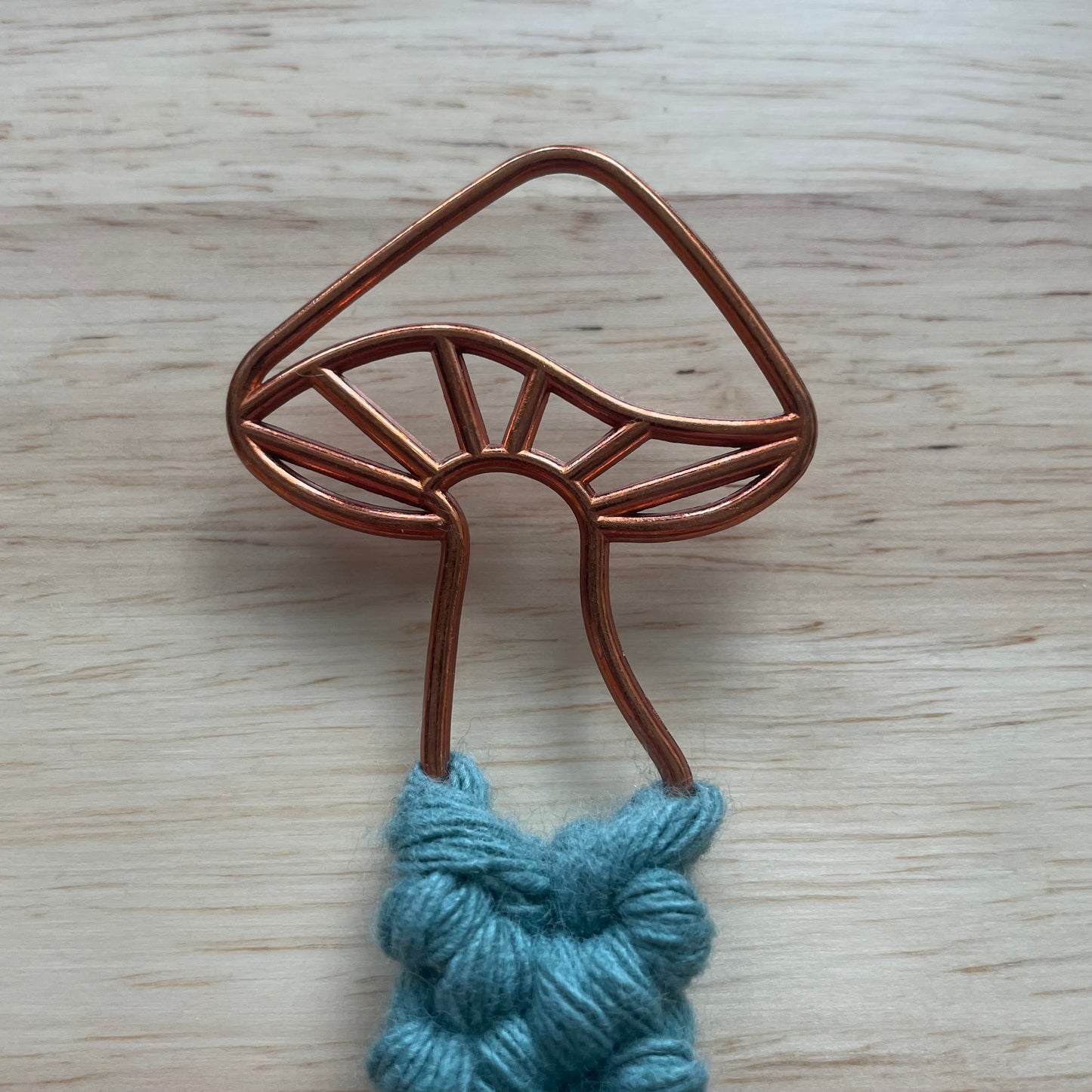 Mushroom Macrame Bookmark