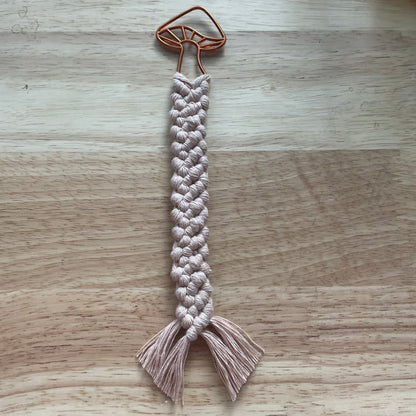 Mushroom Macrame Bookmark