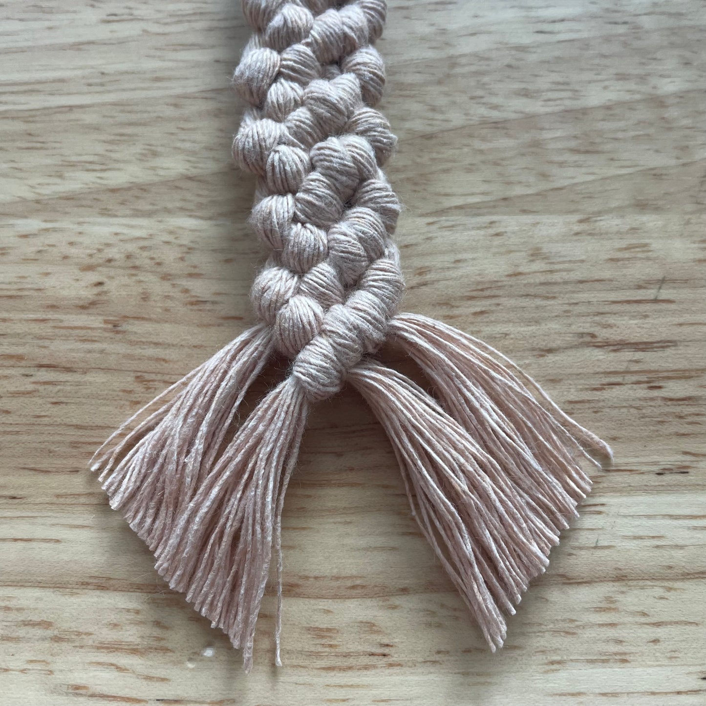 Mushroom Macrame Bookmark