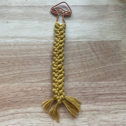 Mushroom Macrame Bookmark