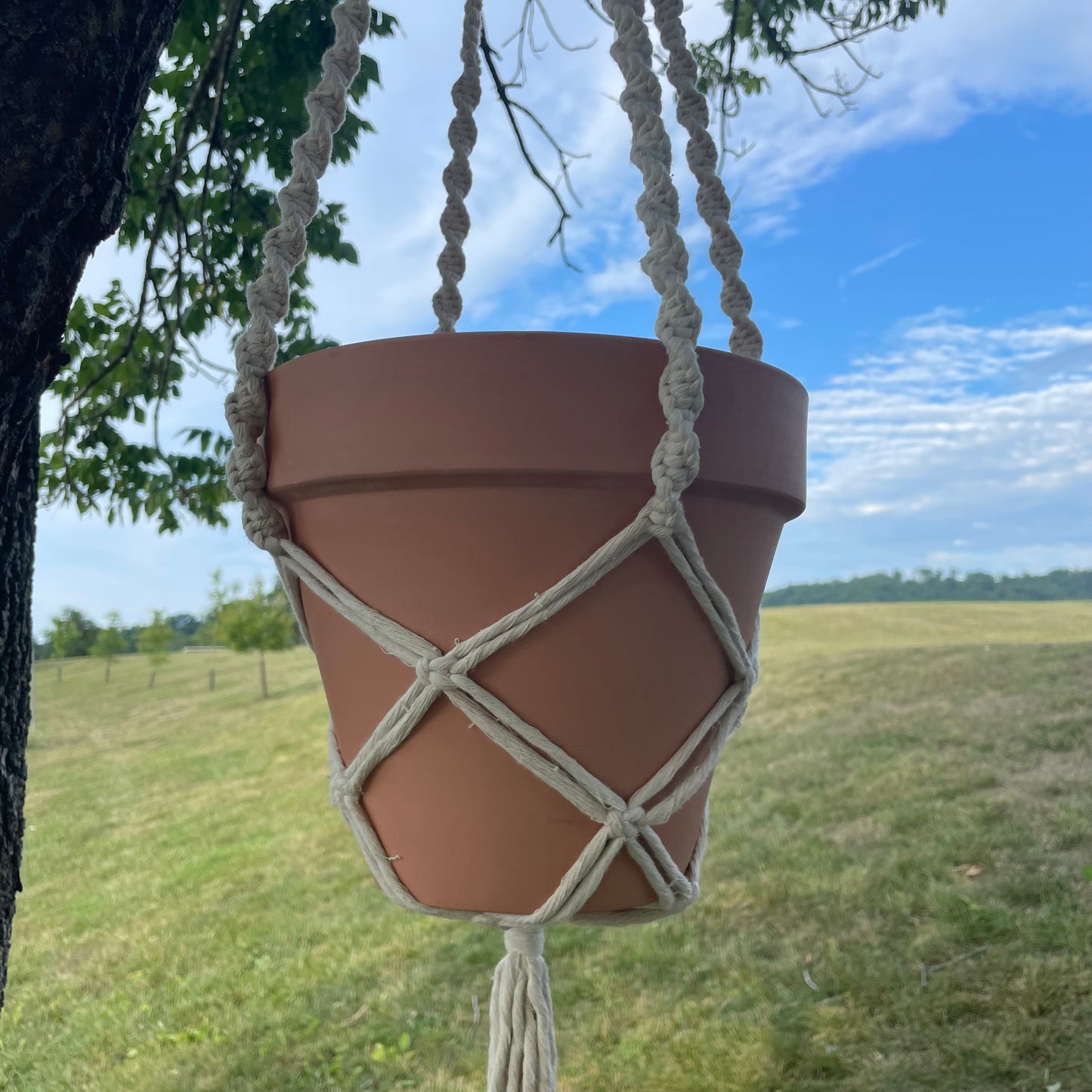 Macrame Plant Hanger -10 inch pot